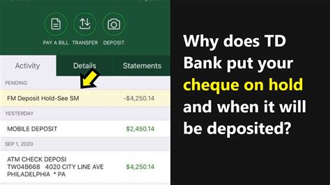 You agree that you will keep the Item in a safe and secure place for fourteen (14) days following the date of <strong>deposit</strong> and will promptly send the Item to us upon TD’s request. . What does 910 mobile deposit mean